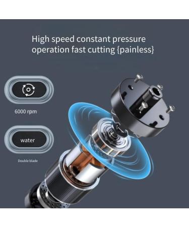 Portable Nose Hair Trimmer | Painless Precision Ear & Nose Trimmer | Rechargeable & Waterproof Travel Size (Blue - Buy Online on GoSupps.com