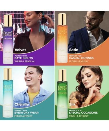 thakor craft Opulence Perfume Gift Set (Silk x Velvet x Satin x Chenille) | Birthday Gifts | Long Lasting Luxury Perfume Travel Combo Pack 25x4ml | for Men & Women - Buy Online on GoSupps.com