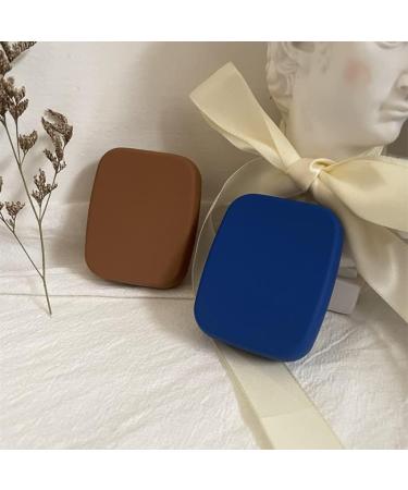 Buy Square Single-Colored Contact Lens Etui - Frosted Box for Students & Women - Cute & Portable Myopia Container (BR Bruin) - Buy Online on GoSupps.com