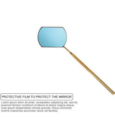 Ikasus Angular Eyelash Mirror - Stainless Steel Eyelash Extension Tool & Accessories | Perfect for Application & Check | Gold Finish - Buy Online on GoSupps.com