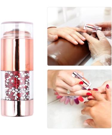 Lurrose 1 Set Double-Headed Silicone Diamond Seal Nail Art Stamping Stamper Dual Head Manicure Stamper Nail Stamping Supplies Diamond Nail Stamper Holiday Major Silica Gel 3D Nail Supplies Red - Buy Online on GoSupps.com