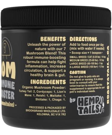 Boost 4 Tails 7 Mushroom Blend Immune Booster - Buy Online on GoSupps.com