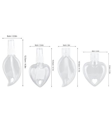 Portable Travel Bottles Set - 50ml Leakproof Keychain Bottles for Soap Shampoo & Conditioner - Refillable Transparent Plastic - Buy Online on GoSupps.com