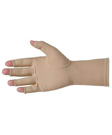 Over-The-Wrist Edema Glove  Open Finger  Comfortable Economical Gloves Provide Gentle Compression  Left Hand  Medium Left Medium