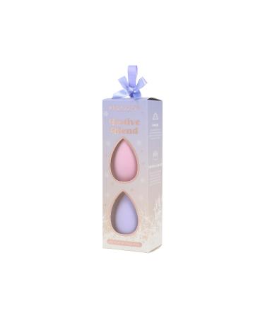 Profusion Cosmetics Frosted Snow Sparkle Makeup Sponge Duo | Vegan Cruelty-Free Flawless Application for Festive Looks - International Shipping Available - Buy Online on GoSupps.com