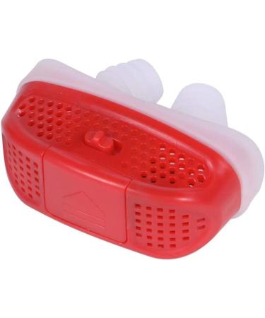 Yoperd Snore Stopper Portable Device | Anti-Snoring Nose Clip Electric | Breathing Relief | Red - Buy Online on GoSupps.com