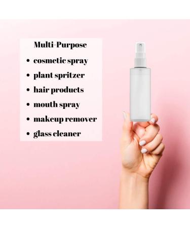 Made in USA Plastic Spray Bottle Fine Mist 4 Oz (120ml) - 4 Pack | Refillable, Reusable, Portable Sprayer for Household, Essential Oils, Cleaning Solutions, Perfume - Leak Proof & Travel Size - Buy Online on GoSupps.com