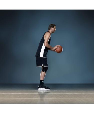 Bauerfeind Sports Knee Support NBA - Officially Licensed Basketball Brace - Omega Gel Pad - Large Black - Buy Online on GoSupps.com
