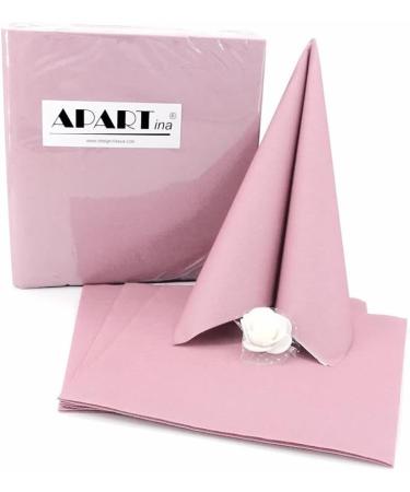 Buy 50 APARTina Airlaid Napkins - Fabric-Like Pastel Old Pink 33x33 cm | International Shipping - Buy Online on GoSupps.com