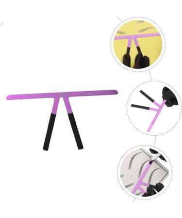 Baluue 3pcs Stainless Steel Eyebrow Ruler Eyebrow Positioning Ruler Eyebrow Stencil Kit 13.8x7cmx3pcs Purplex3pcs - Buy Online on GoSupps.com