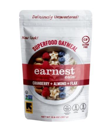 Earnest Eats Superfood Oatmeal Cranberry + Almond + Flax 12.6 oz (357 g)