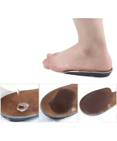 Shop Heel Grips TPE Shock Absorption Protectors for Women | Breathable Pain Relief for Plantar Fasciitis - Medium Brown - Buy Online on GoSupps.com