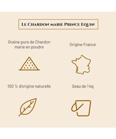 Prince EQUIN - Milk thistle - Horse nutritional supplement - Bucket 1 kg - Detoxification Liver Horse - Elimination of toxins - French brand - Buy Online on GoSupps.com