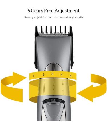 Professional Electric Hair Clippers & Barber Scissors for Men - Rechargeable Hair Trimmer & Beard Cutting Tools - Buy Online on GoSupps.com