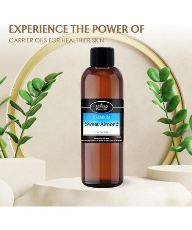 1000ml Pure Sweet Almond Oil for Hair and Skin | Carrier Oil for Essential Oils | Almond Oil for Face and Ears - Buy Online on GoSupps.com