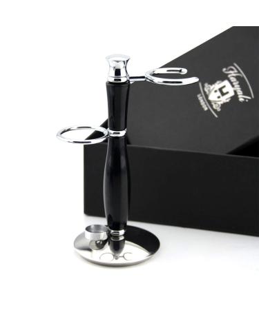 Men's Shaving Kit: 5 Edge Safety Razor Silver Tip Badger Hair Brush & Stand - Perfect Gift for Men - Buy Online on GoSupps.com