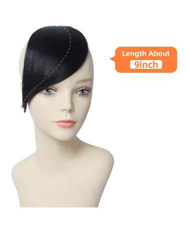 Thick Pony Clip-In Real Hair Fringe Extensions - Natural Look for Girls | Pitch Black - Buy Online on GoSupps.com