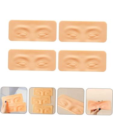 Mipcase 20 Pcs Eyebrow Practice Block Makeup Eyeshadow Fake Face Eye Makeup Board 3d Practice Tools Major 1 count (Pack of 1) As Shownx5pcs - Buy Online on GoSupps.com