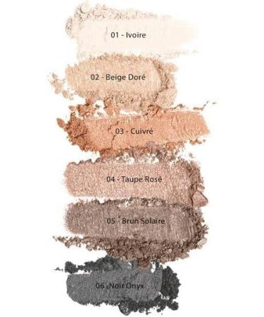 L A NATURE SO BIO TIC | Pure Color eyeshadows N 1 | Ultra fine texture eyeshadows | Allows you to create nude or smoky looks | Iridescent and matte eyeshadows | Vegan | Made in France | 6 Eyeshadows - Buy Online on GoSupps.com