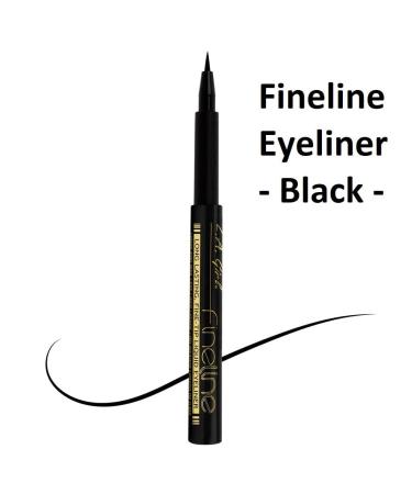 L.A. Girl Fineline Eyeliner Black 0.037 Ounce - Precise and Long-Lasting Eyeliner for Defined Eyes - Buy Online on GoSupps.com
