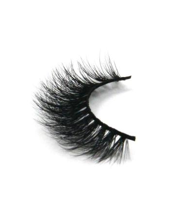 3D Mink False Eyelashes Mink Fur Long Thick Hand-made Reusable Eyelashes Natural Look for Women s Makeup 1 Pair Pack