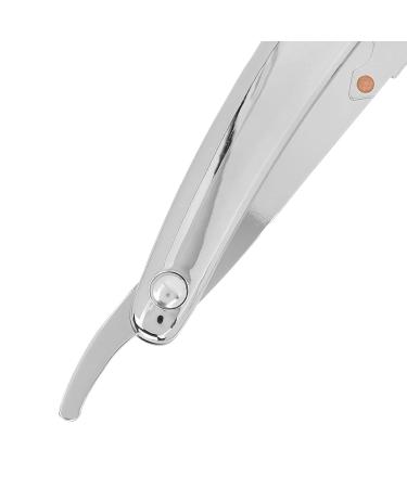 Manual Folding Razor - Blade-Free Silver Plated Hairdressing Tool for Home & Barber Shop - Buy Online on GoSupps.com