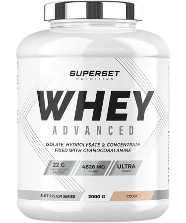 Superset Nutrition | Program Confirmed Dry Muscle Gain - 100% Whey Protein Advanced 2kg Cookies - No Pump Xtreme - Cr a Max - Buy Online on GoSupps.com