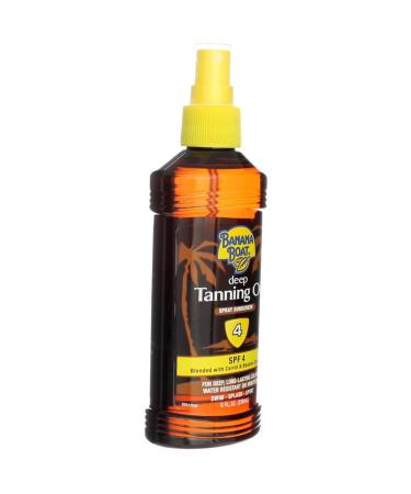 Banana Boat Deep Tanning Spray Oil SPF 4 8 Oz. - Pack of 6 - Buy Online on GoSupps.com