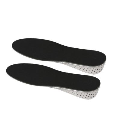 NOLITOY 1 Pair Height Increase Insert Lifting Insole Height Insoles Shoe Lift Inserts Height Increase Insole Mens Insoles Invisible Increase Insoles Men Insoles for Shoes Man Full Pad Net Black Size 3