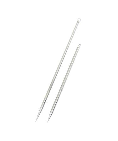 Qtqgoitem 2 Pcs Alloy Blackhead pin Remover w Orange Plastic Bags (Model: 401 bd2 df9 04e 567)