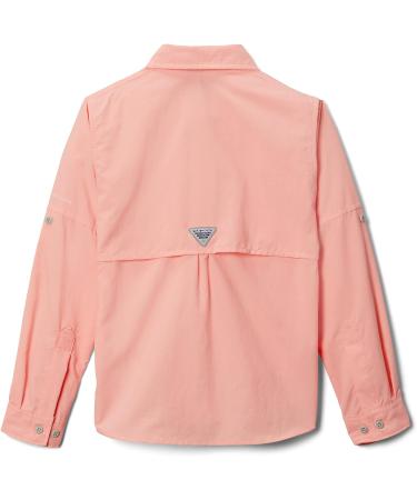 Columbia Boys' PFG Bahama Long Sleeve Shirt - Tiki Pink - Size Small - Buy Online on GoSupps.com