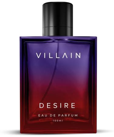 Bloom Beauty Villain Desire Perfume for Men | Vanilla Amber & Patchouli | Long Lasting Premium Eau de Parfum - 100ml - Buy Online on GoSupps.com