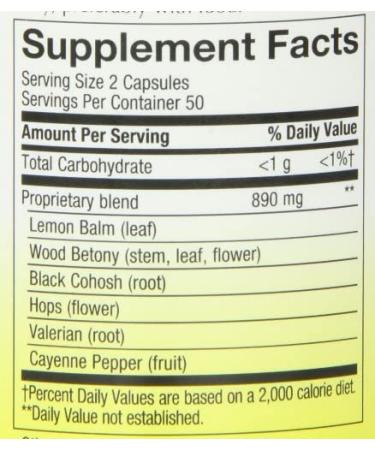 Nature's Way Ex-Stress Calming Herbal Formula - 890 mg, 100 Vegan Capsules - Natural Stress Relief - Buy Online on GoSupps.com