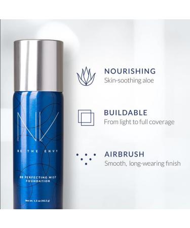 Shop NV BB Perfecting Mist Foundation - Buildable Airbrush Makeup with Plant-Based Ingredients 1.5oz Warm Honey - International Shipping Available - Buy Online on GoSupps.com