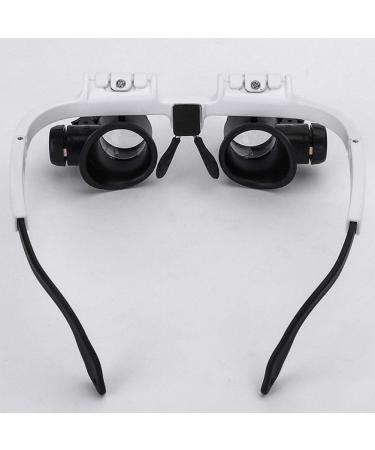 Magnifying Tool Loupe Magnifier Measurement 8X 23X -Mounted ABS Lens Watch Repair Portable Double Eye Glasses Durable Retractable Led Good Times - Buy Online on GoSupps.com