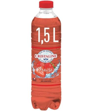 CRISTALINE - Strawberry Juice Pet 1.5L - Pack of 4 - Buy Online on GoSupps.com