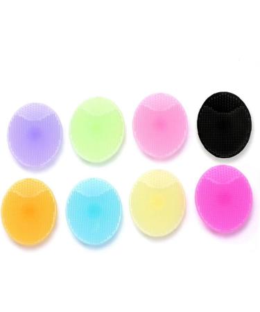 1 Pack Face Scrubber Soft Silicone Cleansing Brush Face Exfoliator Blackhead Pore Pad Cap Face Wash Brush for Deep Cleaning Skin Care Blue - Buy Online on GoSupps.com