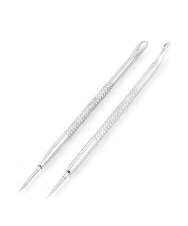 Ruilogod Acne Blemish Comedone Poke Extractor Remover Squeeze pin Pin 2pcs
