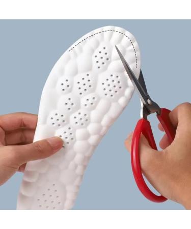 Buy Latex Sport Insoles | Soft High Elasticity Shoe Pads for Men & Women | Breathable Shock Cushion & Arch Support (41-42 - Buy Online on GoSupps.com