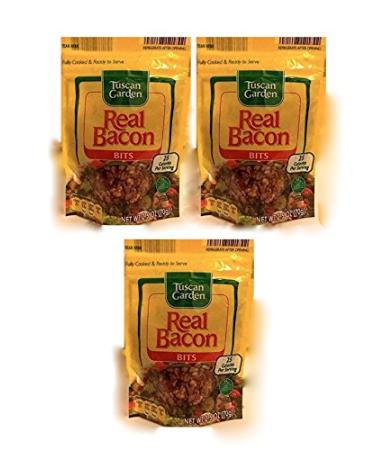 Tuscan Gardens Real Bacon Bits, 2.5 Oz Per Bag - 3 Pack