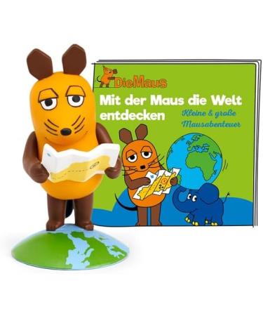 Tonies Mouse Figure for Toniebox - Discovering the World | Children's Radio Play & Songs | Perfect for Ages 3+ - Buy Online on GoSupps.com