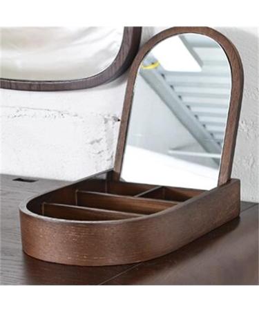 ZHCHAO Makeup With Dresser Storage Box Jewelry Organizer Box Desktop Storage Box 28*19*5cm D