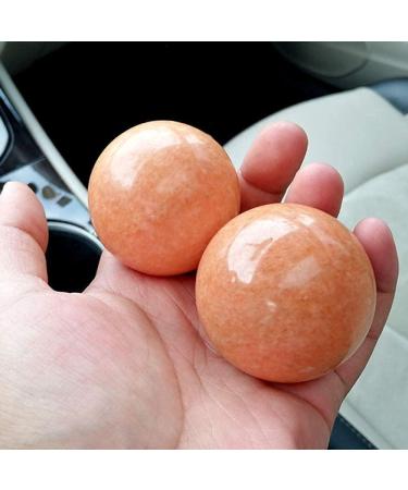 Buy Baoding Balls Set - Natural Jade Stress Balls for Adults | Relaxation & Finger Training - 2 Pack Massage Handballs - Buy Online on GoSupps.com