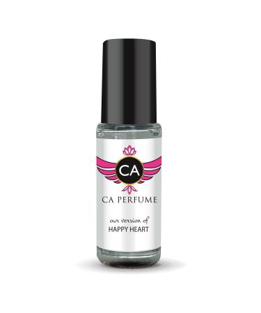 CA Perfume Impression of Happy Heart For Women Replica Fragrance Body Oil Dupes Alcohol-Free Essential Aromatherapy Sample Travel Size Concentrated Long Lasting Attar Roll-On 0.14 Fl Oz/4ml-X1 CLINIC HAPPY HEART IMPRESSION 0.14 Fl Oz (Pack of 1)
