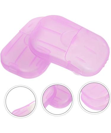 Milisten Portable Travel Soap - 15 Boxes of Violet Soap Slices | International Shipping - Buy Online on GoSupps.com