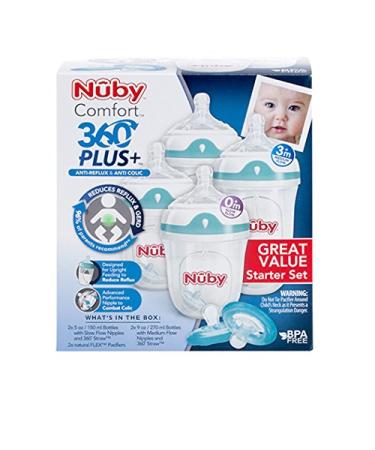 Nuby 360 Comfort Starter Set - Ultimate Feeding Solution - Buy Online on GoSupps.com