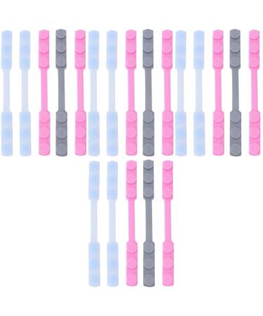 Healeved 20 pieces Mask extension belt adjustable Ma buckle mask belt reusable mask hook earrings hook adjustable headband earring accessories 1 piece (1 Pack) as shown x 4 pieces