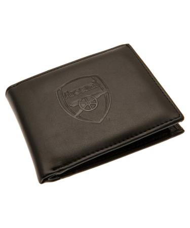 Arsenal FC - Authentic EPL Debossed Crest Leather Wallet in Gift Box