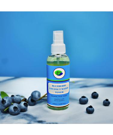 Blueberry Coconut Water Toner - Hydrating & Anti-Aging Face/Neck Moisturizer | International Shipping Available - Buy Online on GoSupps.com
