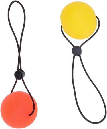 Seaesfoufu Power Balls - Stress Relief Squeezeball Fitness Toy (5.3cm Yellow) - Ideal for Hand Grip & Exercise - Buy Online on GoSupps.com